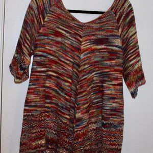Faded Glory XL Colorful Knit Light Weight Sweater